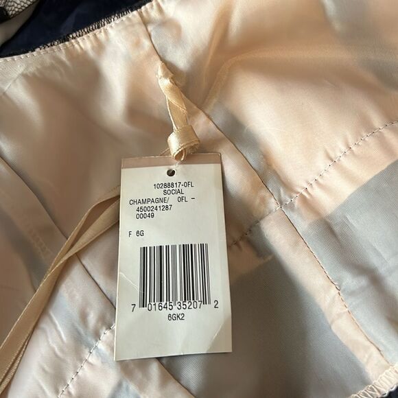 Jones New York Black/ Nude Lace‎ Sleeveless Empire Waist  Dress Sz 12 Nwt - Picture 13 of 14